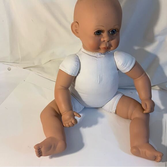 TERRI DEHETRE DOLLS 19" JOSHUA JERICKA VINYL BABY DOLL 1987 - Picture 2 of 10